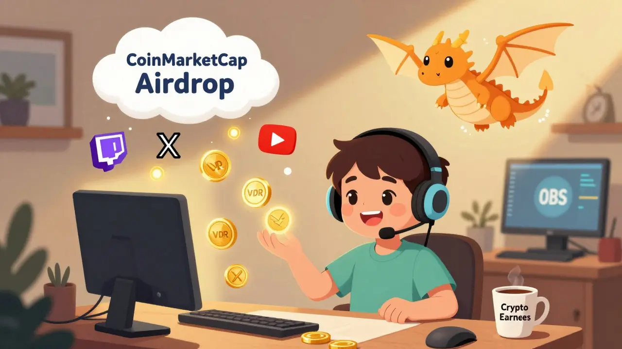 Vodra x CoinMarketCap Airdrop: How to Qualify for 2,898.55 VDR Tokens
