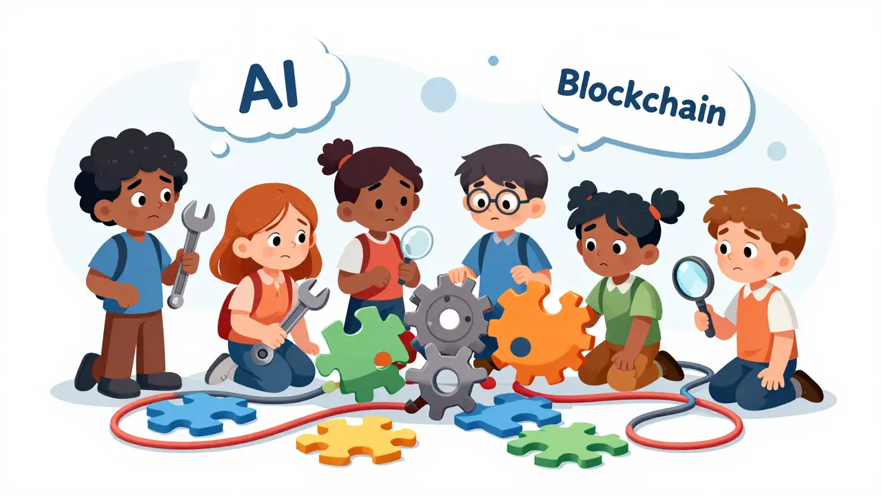 Developers trying to connect mismatched AI and blockchain puzzles