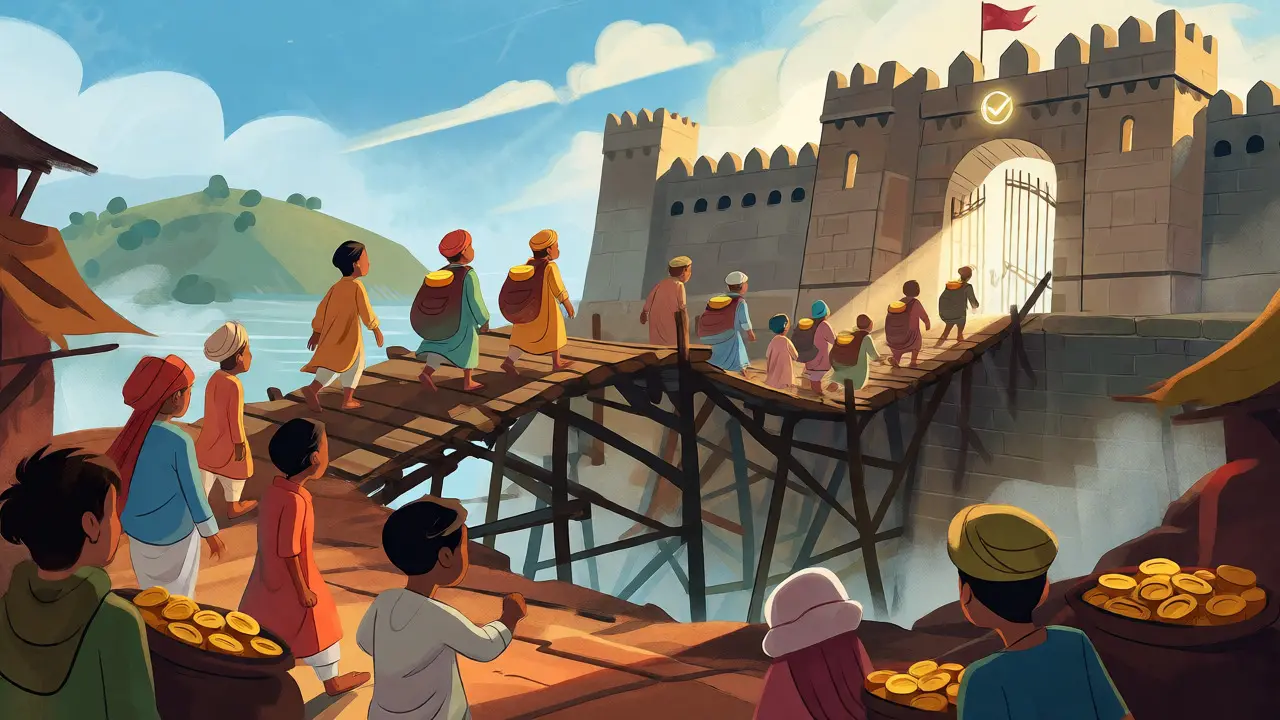 Traders moving from shaky bridge to secure crypto fortress